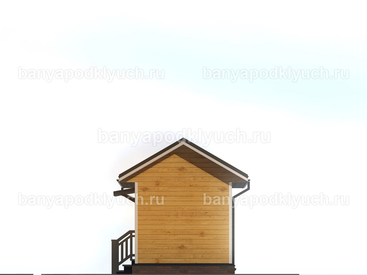 Баня из бруса 6x3 м Баня из бруса 6x3 м