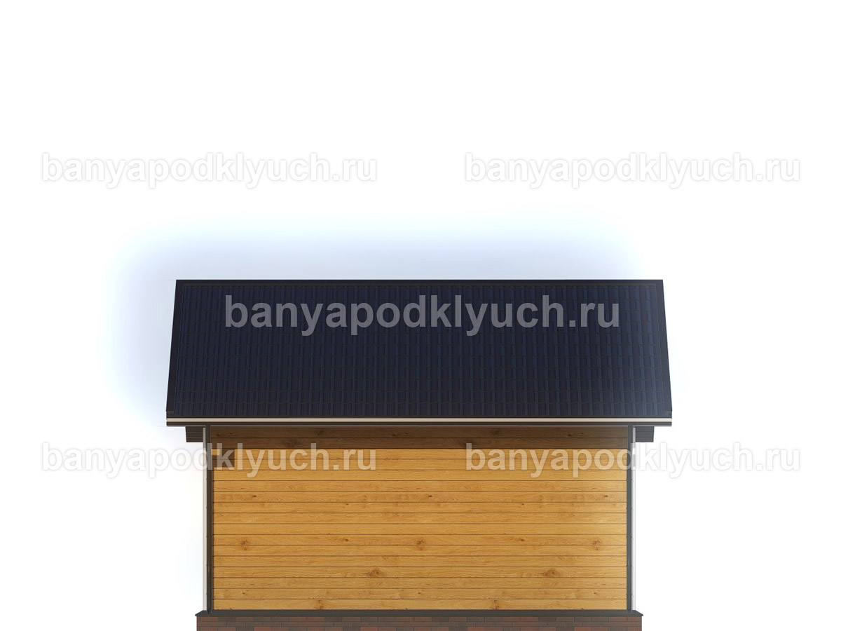 Баня из бруса 6x6 м Баня из бруса 6x6 м