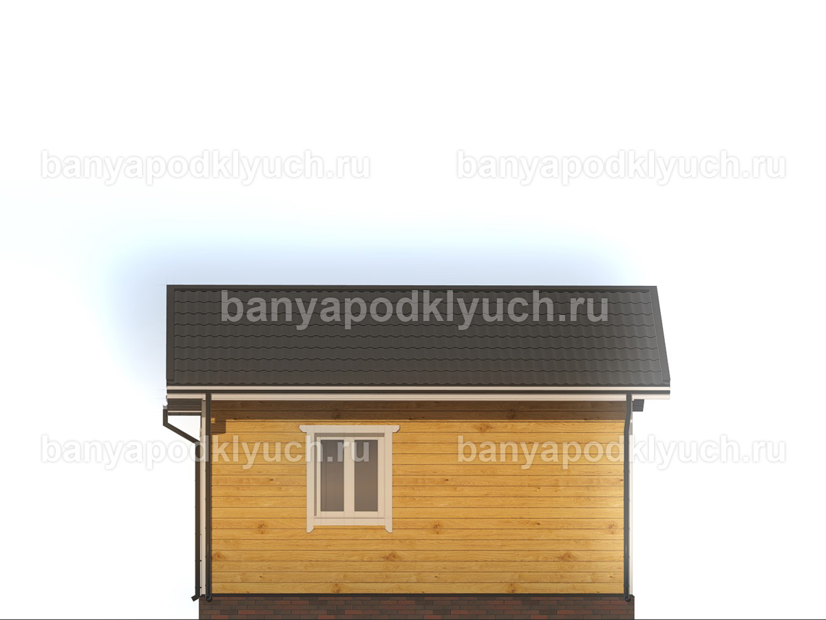 Баня из бруса 6x6 м Баня из бруса 6x6 м