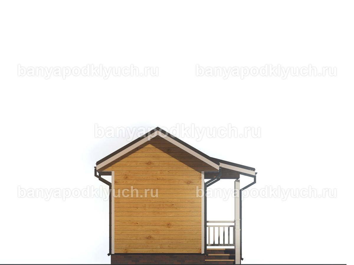 Баня из бруса 6x3 м Баня из бруса 6x3 м