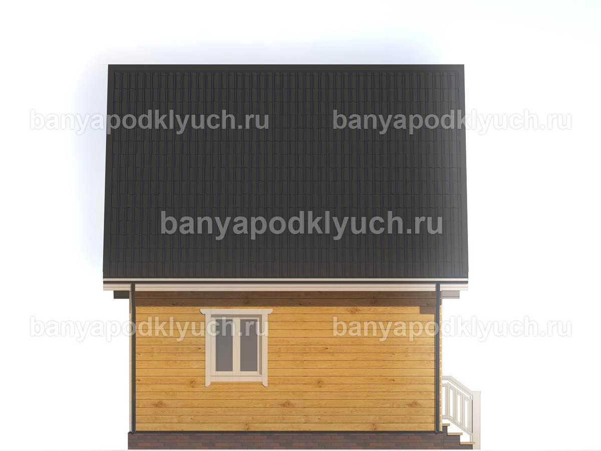 Баня из бруса 6x6 м Баня из бруса 6x6 м