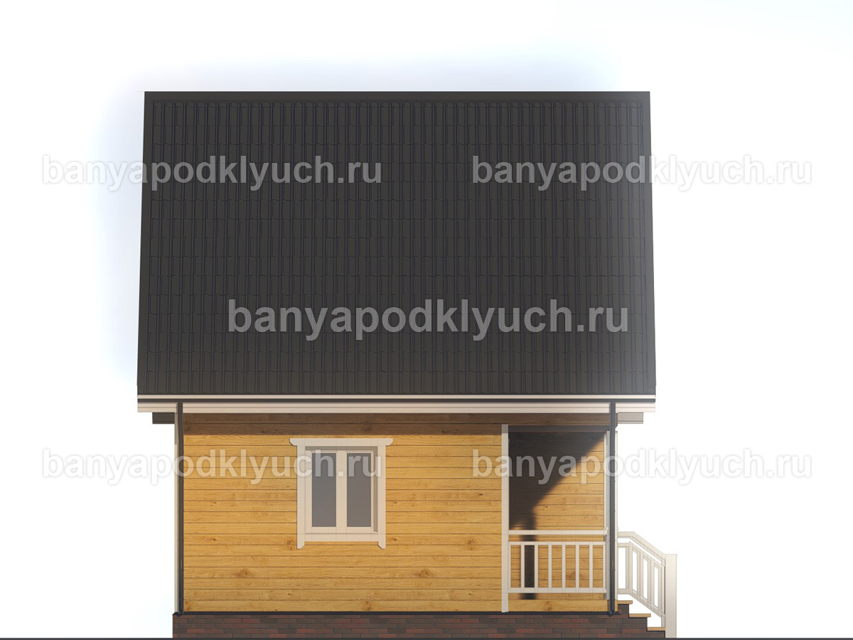 Баня из бруса 6x6 м Баня из бруса 6x6 м