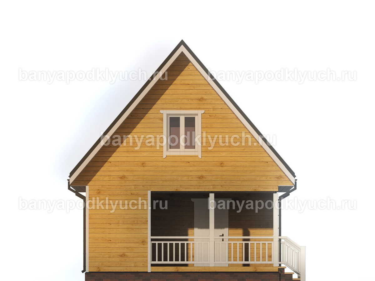 Баня из бруса 6x6 м Баня из бруса 6x6 м