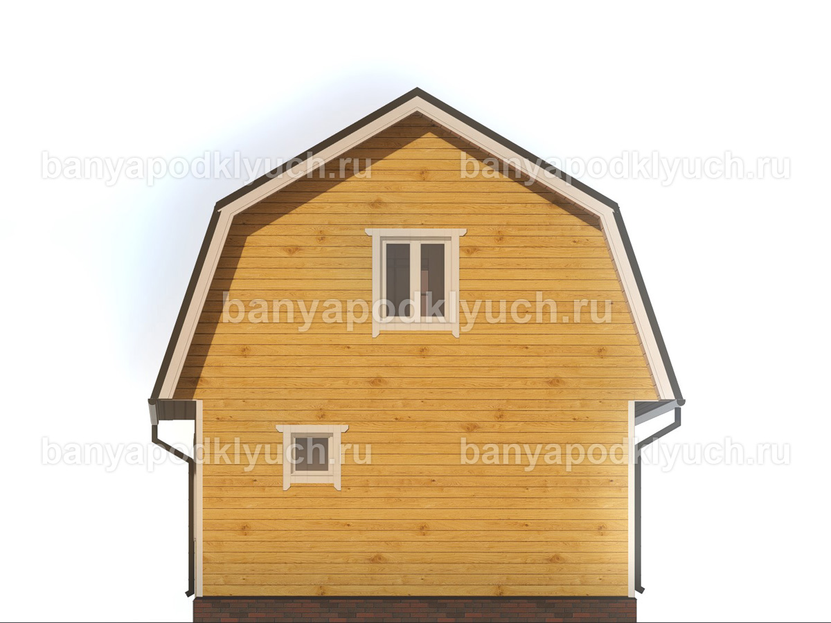 Баня из бруса 8x6 м Баня из бруса 8x6 м