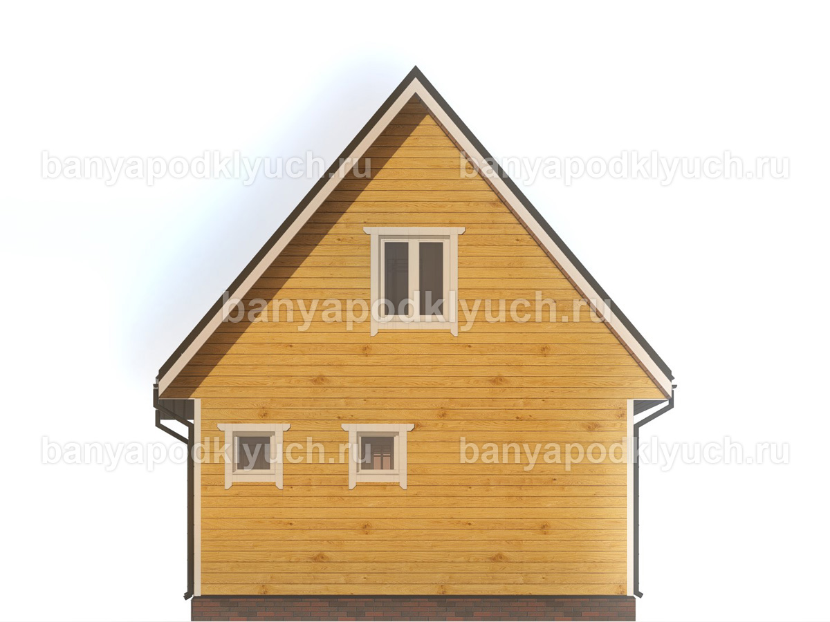 Баня из бруса 8,5x6 м Баня из бруса 8,5x6 м