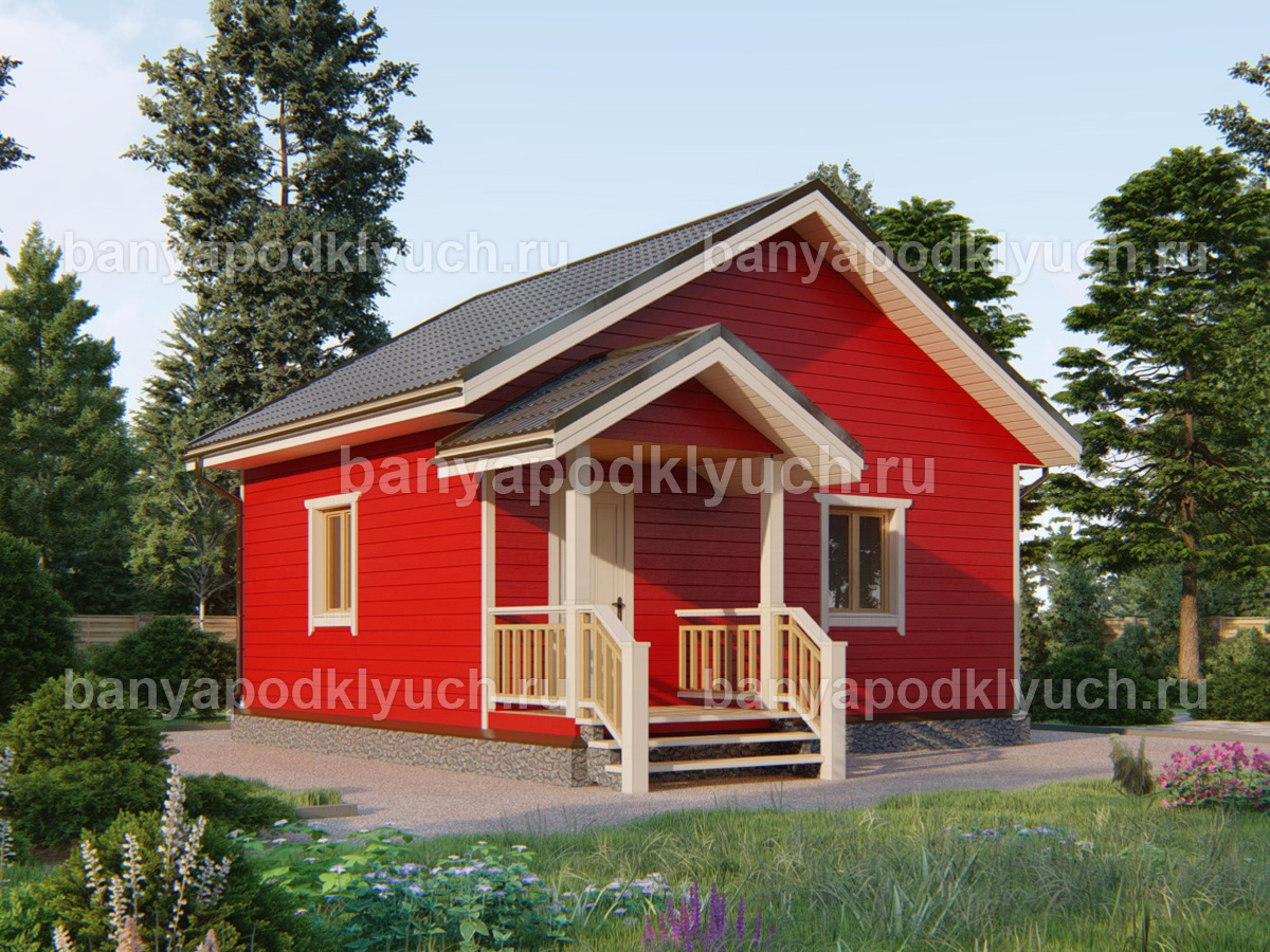 Каркасная баня 7x6 м Каркасная баня 7x6 м