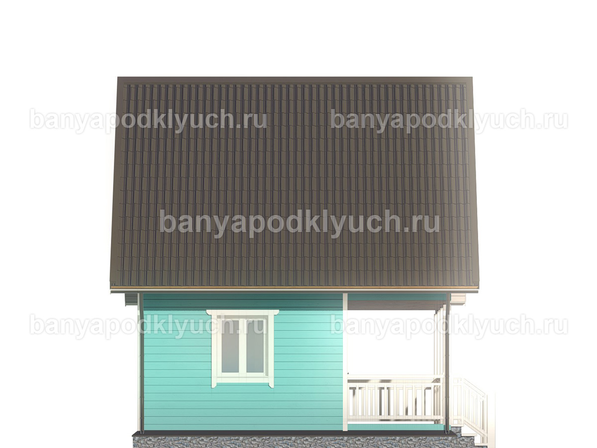 Каркасная баня 6x6 м Каркасная баня 6x6 м