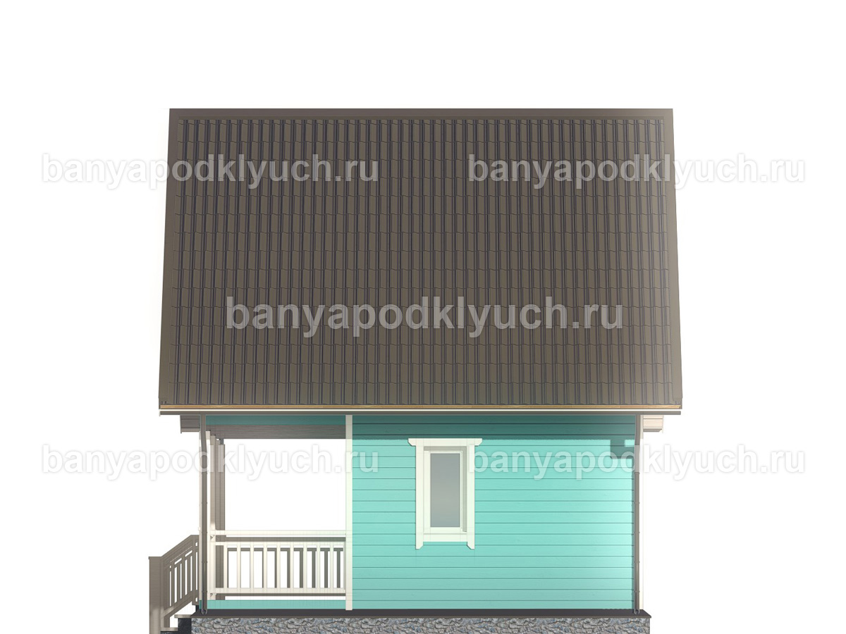 Каркасная баня 6x6 м Каркасная баня 6x6 м