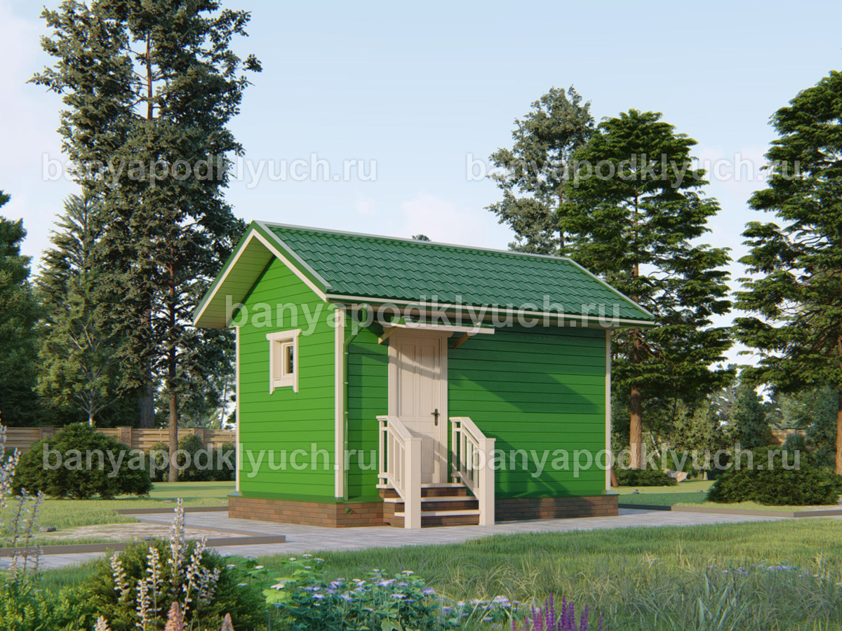 Каркасная баня 5x3 м Каркасная баня 5x3 м