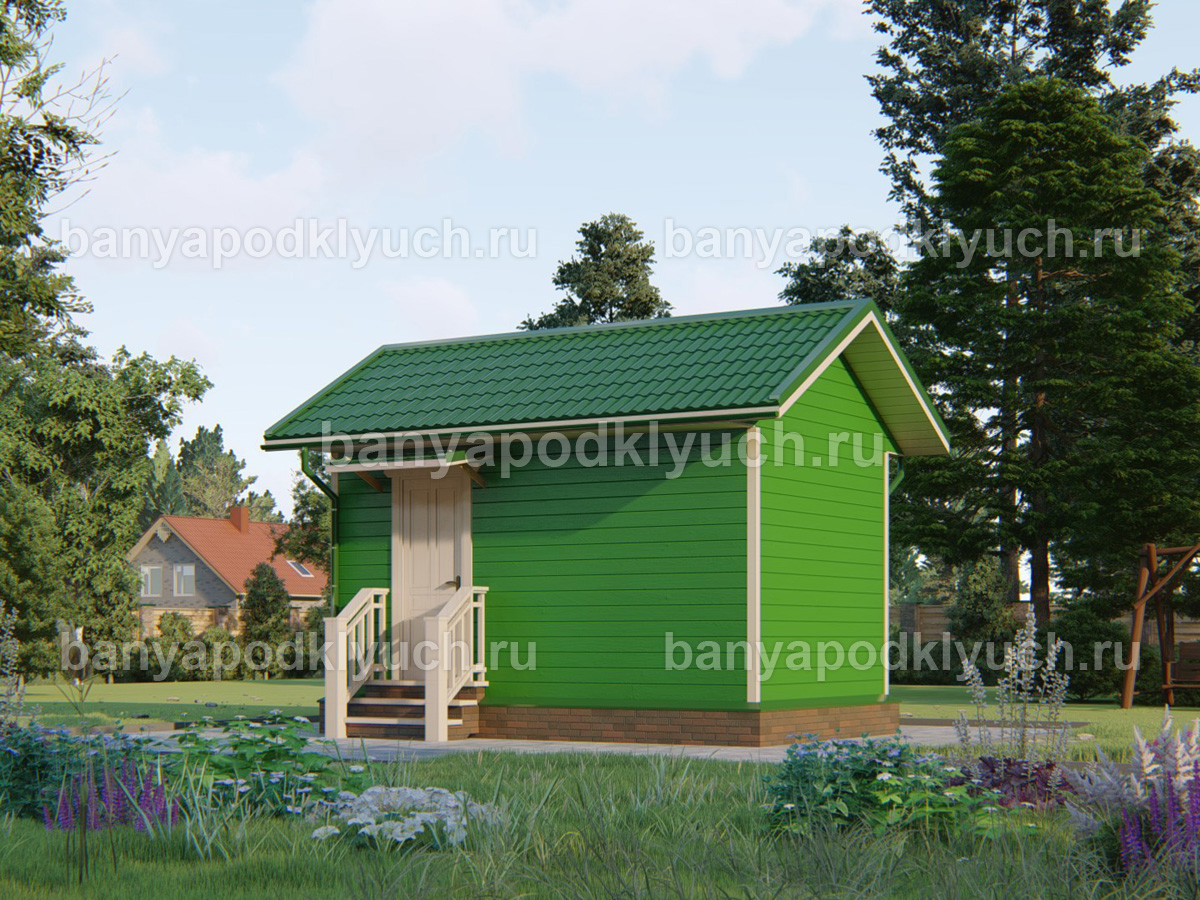 Каркасная баня 5x3 м Каркасная баня 5x3 м