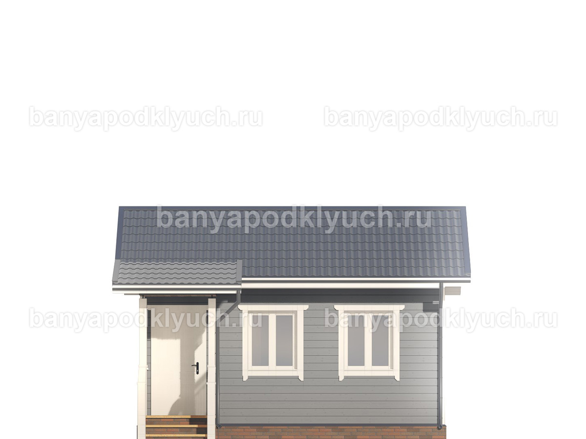 Каркасная баня 6x4 м Каркасная баня 6x4 м