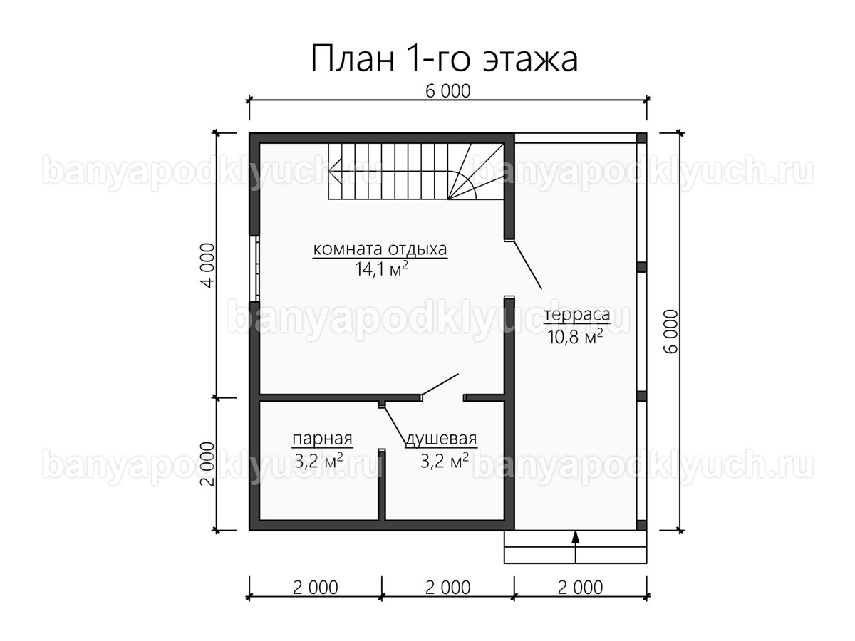 Каркасная баня 6x6 м Каркасная баня 6x6 м