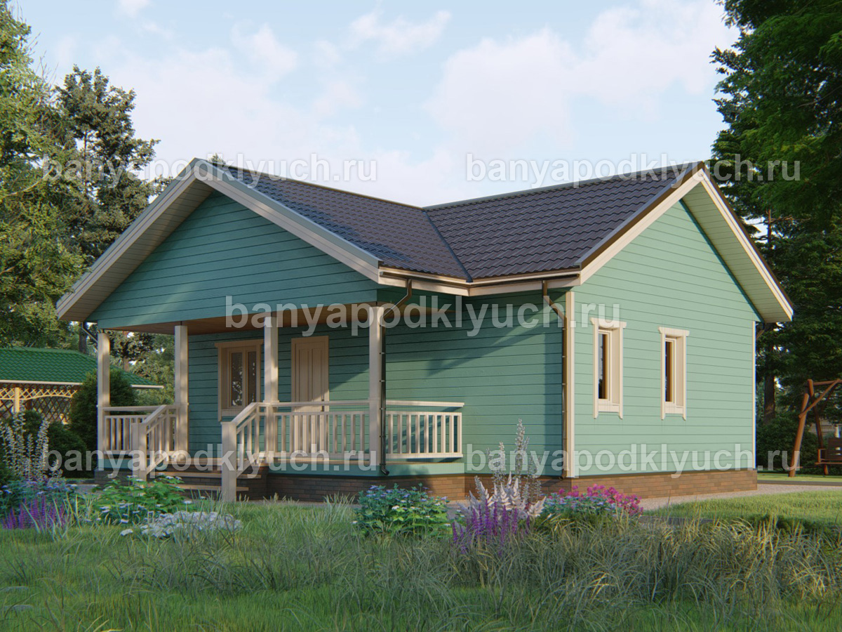 Каркасная баня 9x8 м Каркасная баня 9x8 м